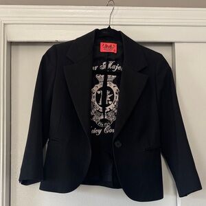 Y2K Juicy shrunken wool blazer